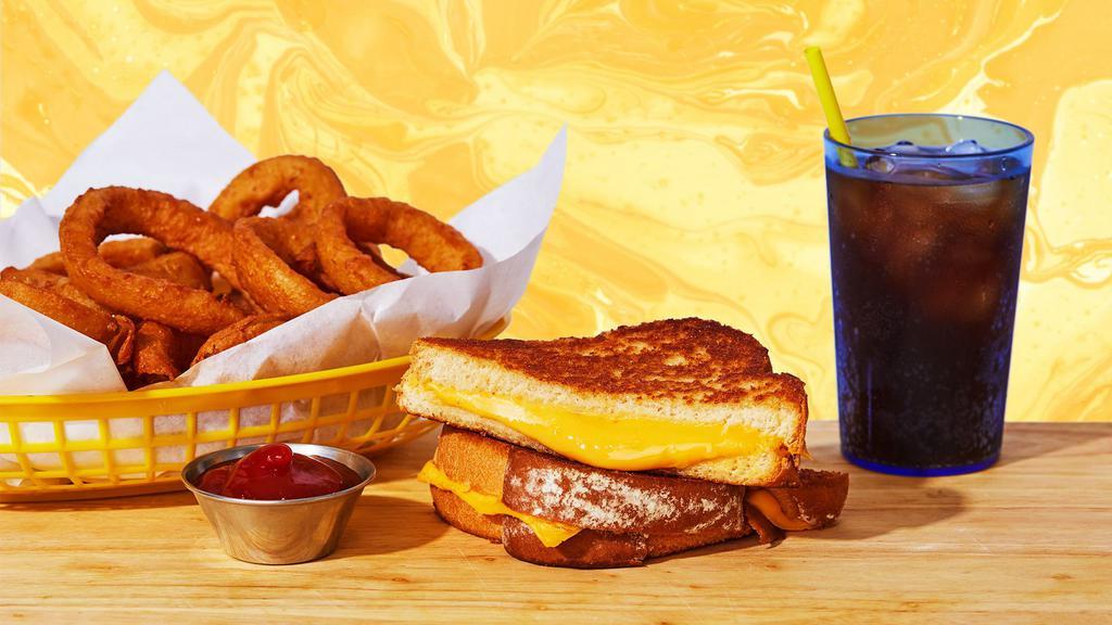 Grilled Cheese Combo · Your choice of grilled cheese and side.