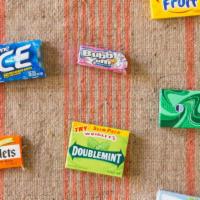 Gum · Variety of Gum Options
TRIDENT 
ORBIT 
DENTYNE ICE 
PLEASE TYPE WHAT YOU WOULD LIKE