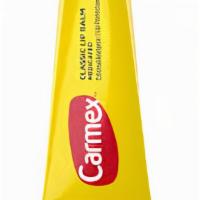 Carmex · External analgesic Soothing lip balm Relieves symptoms of cold sores
