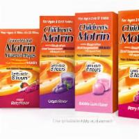 Children Motrin · pain + fever reducer 
ages 2-11 
4loz