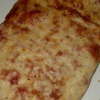 Plain Sicilian Pizza Slice · 