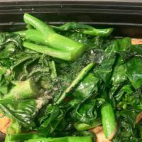 Chinese Broccoli Garlic · Sautéed Chinese broccoli in delicious garlic sauce. Please let use know if you have any diet...