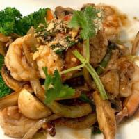 Garlic · Mushrooms, scallions, in garlic sauce. Please let use know if you have any dietary restricti...