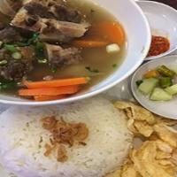 Ox Tail Soup · Chose cooking style: regular or fried or bbq ox tail, served with white rice and soup on the...