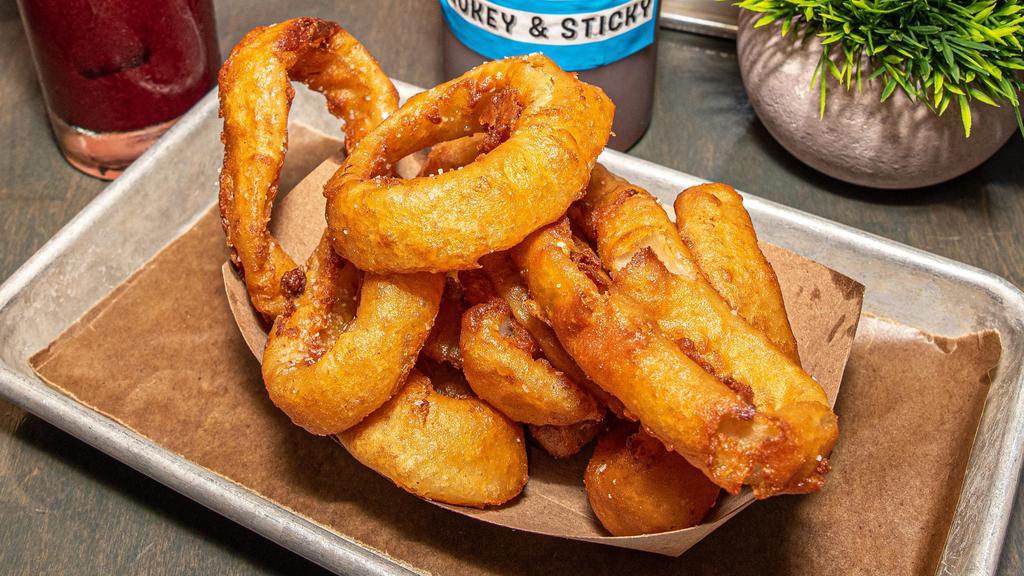 Onion Rings · Beer Battered Thick Cut Onion Rings