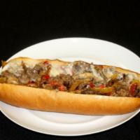 Philly Steak Sub · Steak, cheese, mushrooms, green peppers and onions.