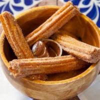 Churros With Nutella Or Dulce De Leche · 