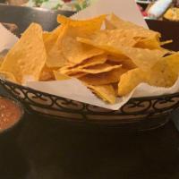 Chips & Salsa · Corn tortilla chips & Mesita's own fresh homemade secret salsa