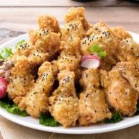Crispy Garlic Chicken  · 10 pcs garlic fried chicken