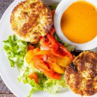 Crab Cakes · Fresh lump crab meat. Served with our chipotle sauce.
