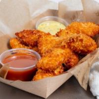 Kid'S Chicken Tenders · Served with French fries.