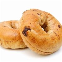Raisin Bagel · Add your favorite toppings!