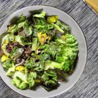 Greek Salad · Lettuce, tomatoes, cucumbers, red onions, feta, kalamata olives, Santorini peppers, dolmadak...