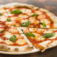 Margherita Pizza · Tomato, Mozzarella, Basil