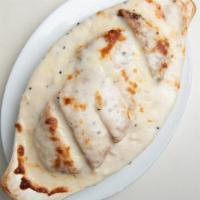Baked Fish Fillet With Cream Sauce · 