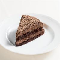 Sant Ambroeus Cake · chocolate mousse cake with a chocolate custard center