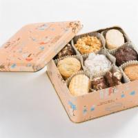 Sant Ambroeus Cookie Tin · approximately 16 ounces/54 cookies