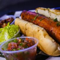 Bbq Dog · Signature hot dog with our homemade whiskey infused BBQ sauce.