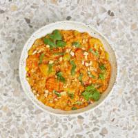 Vegetable Korma · Mixed vegetable cooked with ginger and garlic in a mild sauce.