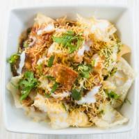 #35. Papdi Chaat · Rajbhog special blend of chips, sprouts, spices & chutney.
