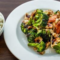 Chicken With Broccoli · With rice.
