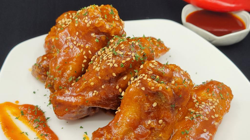 Sweet And Spicy Wings🌶️ · Mild spicy. Wingettes & drumettes mixed.🌶️