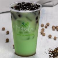 Honeydew Milk Tea · Add your choice of toppings for an additional charge.