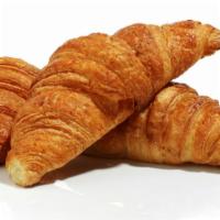Plain Croissant · Crispy, soft flaky pastry.