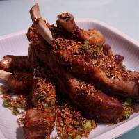新疆手抓肉排 Xingjiang Grab Pork Chops · XingJiang Grab pork chops w Cumin spicy style 8 pics