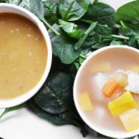 Homemade Soups · Homemade soup made in our kitchen.