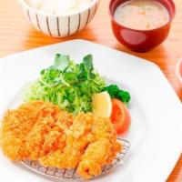 Chicken Katsu (Dinner) · Breaded and deep fried chicken cutlet served with an original tonkatsu sauce. Served with wh...