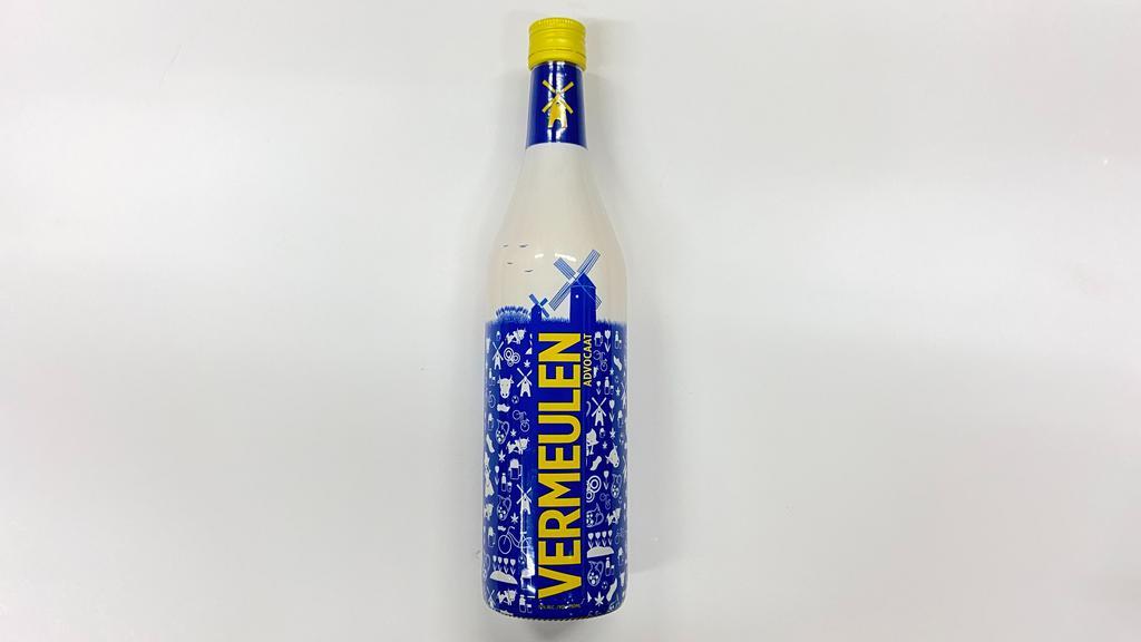 Walders, Vermeulen Advocaat Liqueur 750Ml · Vermeulen advocaat is a traditional dutch alcoholic beverage. this smooth velvety drink with a custard-like flavour is great on its own, served as a dessert drink or used in dessert recipes. the creamy texture of vermeulen advocaat is an ideal base for mixed cocktails and long drinks. Kosher Liqueur.