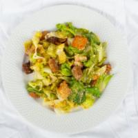 Caesar Salad · Romaine lettuce with Parmesan, croutons and creamy caesar dressing.
