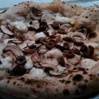 A Diavolo Pizza · San Marzano tomatoes, fresh mozzarella, fresh jalapenos, spicy soppressata salami, Mike's Ho...