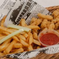 Fried Calamari Basket · Come with regular fries cajun fries sweet potato fries