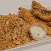 3 Pieces Of Whitings & Fried Rice · 