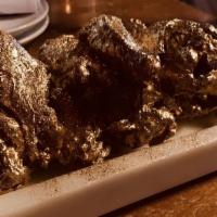 Foodgod 24K Gold Wings · Our gold- dusted & 24-hour brined gold coconut butter-chipotle-honey wings with gourmet bleu...