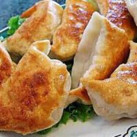 Fried Or Steamed Dumplings (8)肉水饺 · 