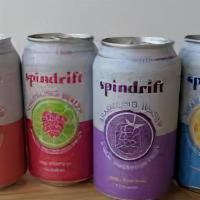 Spindrift Seltzer Water · choice of Lemon Seltzer, Grapefruit Seltzer,  BlackBerry Seltzer and Cucumber Seltzer .