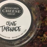 Olive Tapenade · Delicious on a crostini - Mixed olives, anchovy oil, lemon, calabrian peppers, peppadews and...