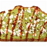 The Savory Avocado · A spicy twist on the classic Avocado Toast. We added goat cheese, red pepper flakes, sea sal...