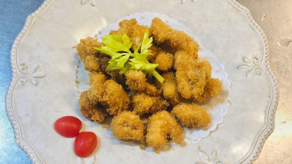 Tatsuta Age · Deep fried chicken seasoned with katsu sauce.