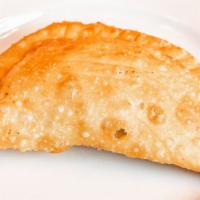 Empanadas · Beef, chicken, cheese or guava and cheese.
