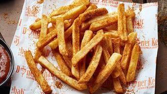 Curry Fries · French fries coated with gdk curry seasoning.