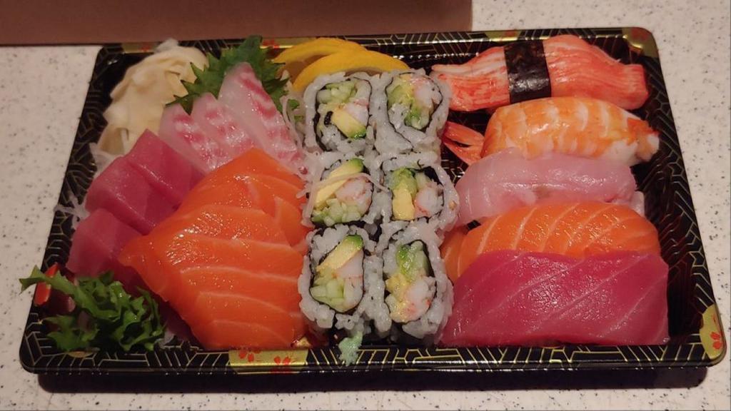 Sushi & Sashimi Lunch Special · Includes soup or salad. From 11:30 am-3:15 pm.