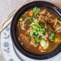 Spicy Beef Noodle · mild spicy. Homemade soup base. NO MSG added