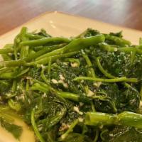 空心菜 Stir-Fried Water Spinach · 