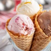 Medium Ice Cream (8 Oz) · 3 scoops of hard ice cream