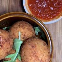 Rice Balls Plain (3 Pieces) · Three of our large delicious legendary rice balls deep fried to perfection! Ingredients: che...