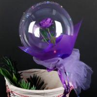 Purple Flower Led Balloon · Purple flower led balloon